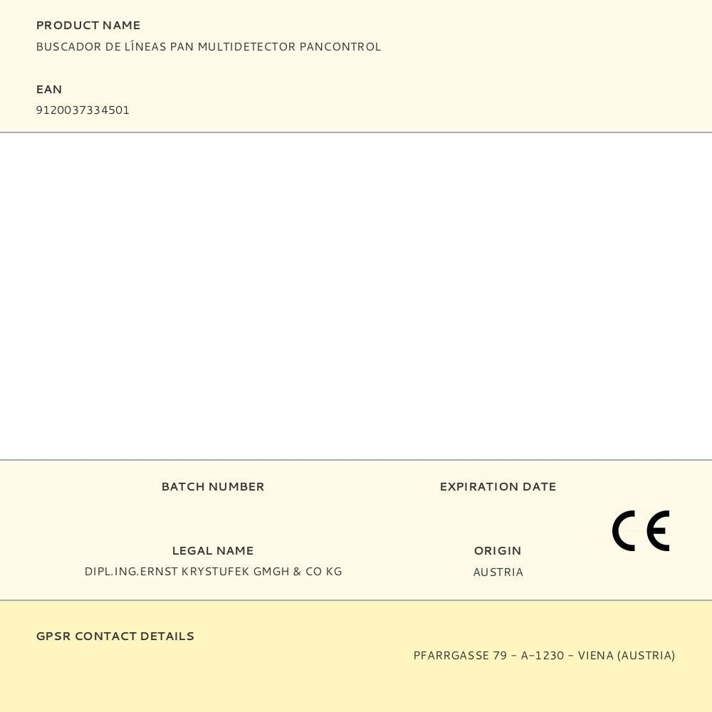 Buscador de líneas pan multidetector pancontrol