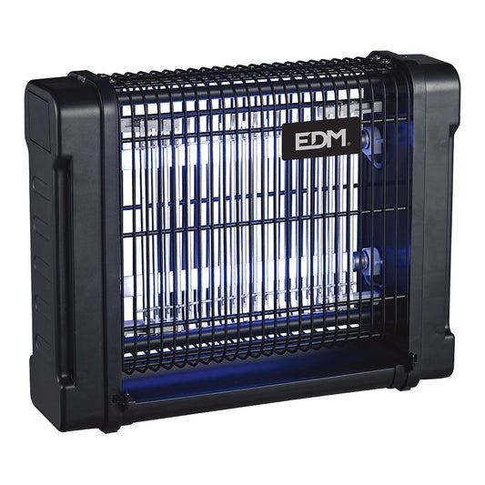 Mata insectos profesional eléctrico, color negro, 2 x 6w - 30 m² - 31,6 x 10 x 26,5 cm - 340°