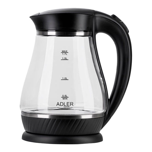 Hervidor de agua de cristal ad 1274 2200 w 1,7 l