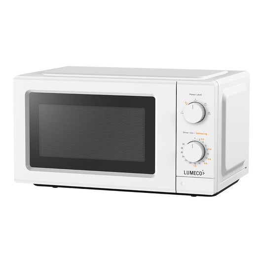 Microondas 700 w blanco 20 l 5 funciones ( 4 niveles + descongelación)