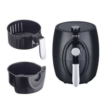 Freidora de aire 3,6 l 1400 w con cesta *** promoción regalo 1 ud ref. 07788 - papel freidora de aire ø17 cm 100 uds ***