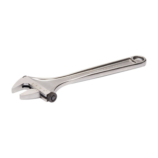 Llave ajustable (inglesa) de moleta lateral 16 pulg cromada