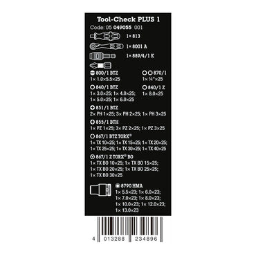 Juego herramientas chek plus 1, 39 piezas