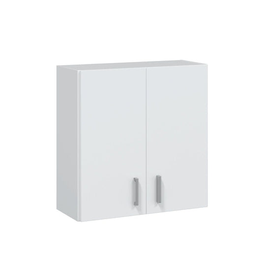 Armario multiusos para colgar 2 puertas blanco