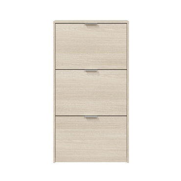 Zapatero 3 puertas abatibles roble