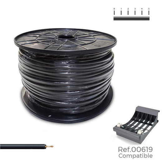 Cablecillo h07v-k 1,50 mm² negro,1000 m. (bobina grande)