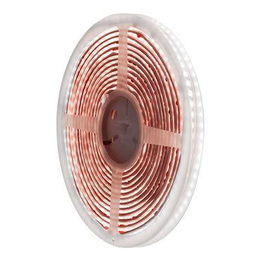 Tira led adhesiva 6.400 k 8 w/m 100 lm/w 24 v dc ip65, 5 m x 10 mm luz fria