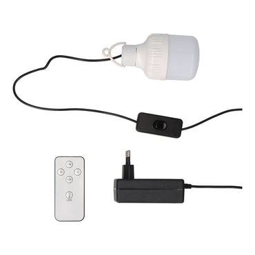 Ventilador de pie solar, blanco potencia 25 w, aspas ø40 cm