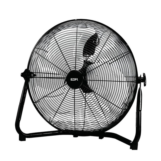 Ventilador industrial de suelo. color negro 120w - 64,9 db - aspas ø50 x 58 cm