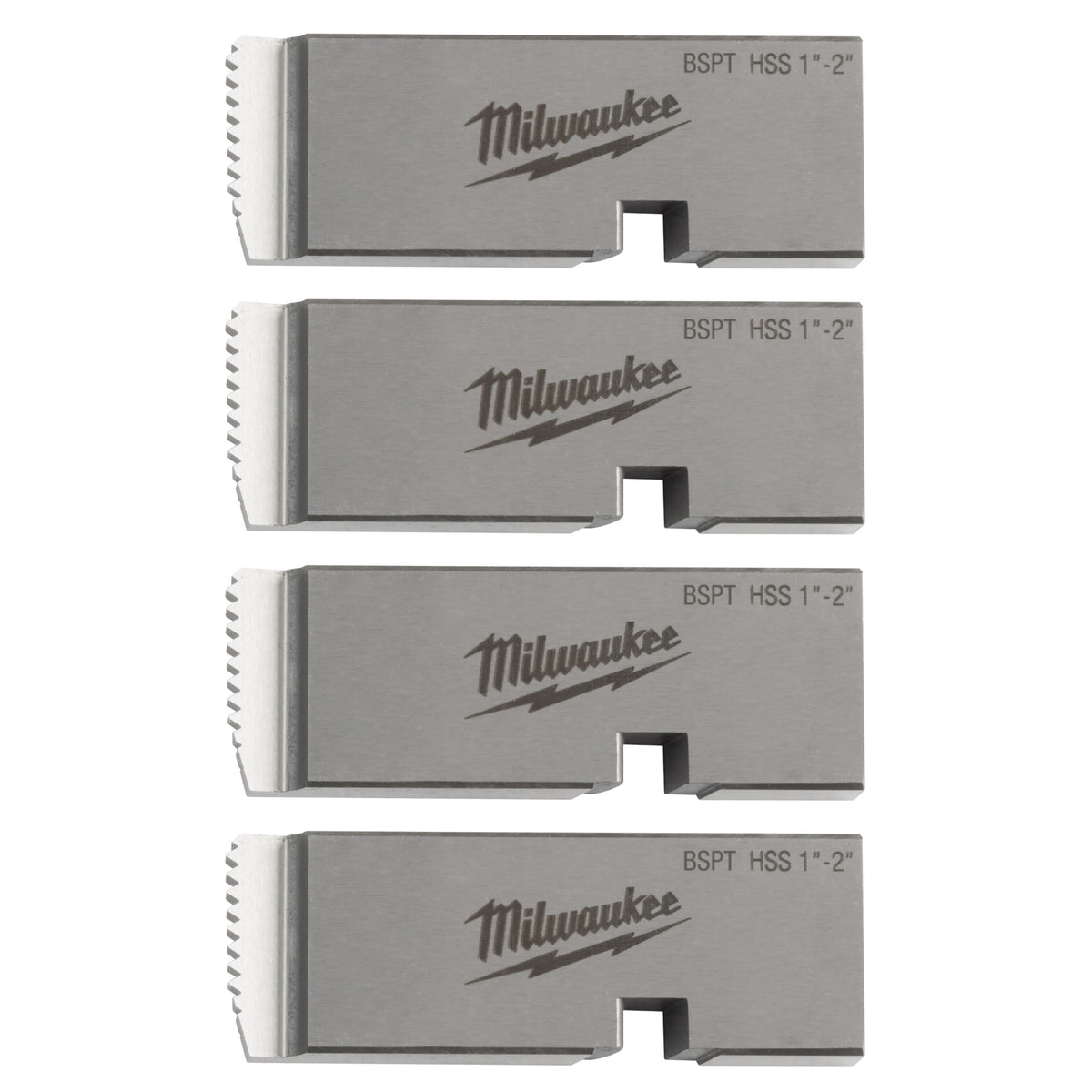 Milwaukee Juego de peines 1" - 2" BSPT HSS para MXFPTR2