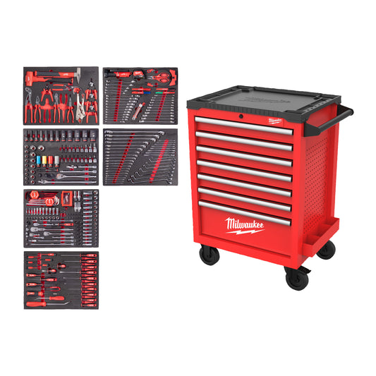 Milwaukee Carro de herramientas TOOLGUARD™ gris de 69cm con herramienta