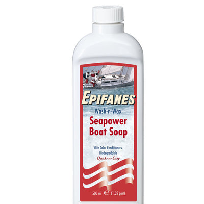 Jabón con cera Epifanes Seapower Wash & Wax 500 ml