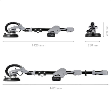 Werku WK403430 Lijadora Paredes y Techos Inalámbrica 20V 225mm Brushless