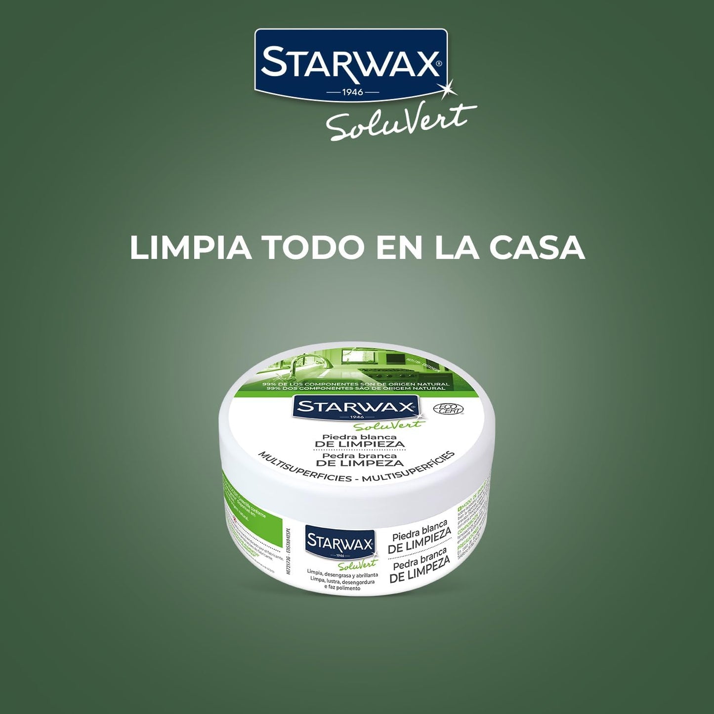 Starwax Limpieza Piedra Blanca