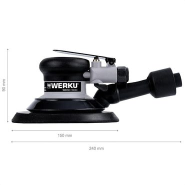 Werku Lijadora Rotorbital Neumática 150mm con Aspiración