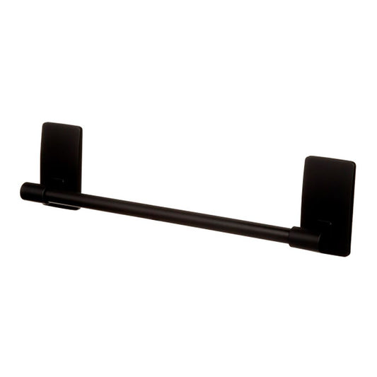 Command barra toallero, negro mate, 299 x 77 x 47 mm, 1 ud + 4 tiras, máx 1,3 kg