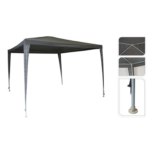 Carpa gris oscuro 3 x 3 x 2,45 m