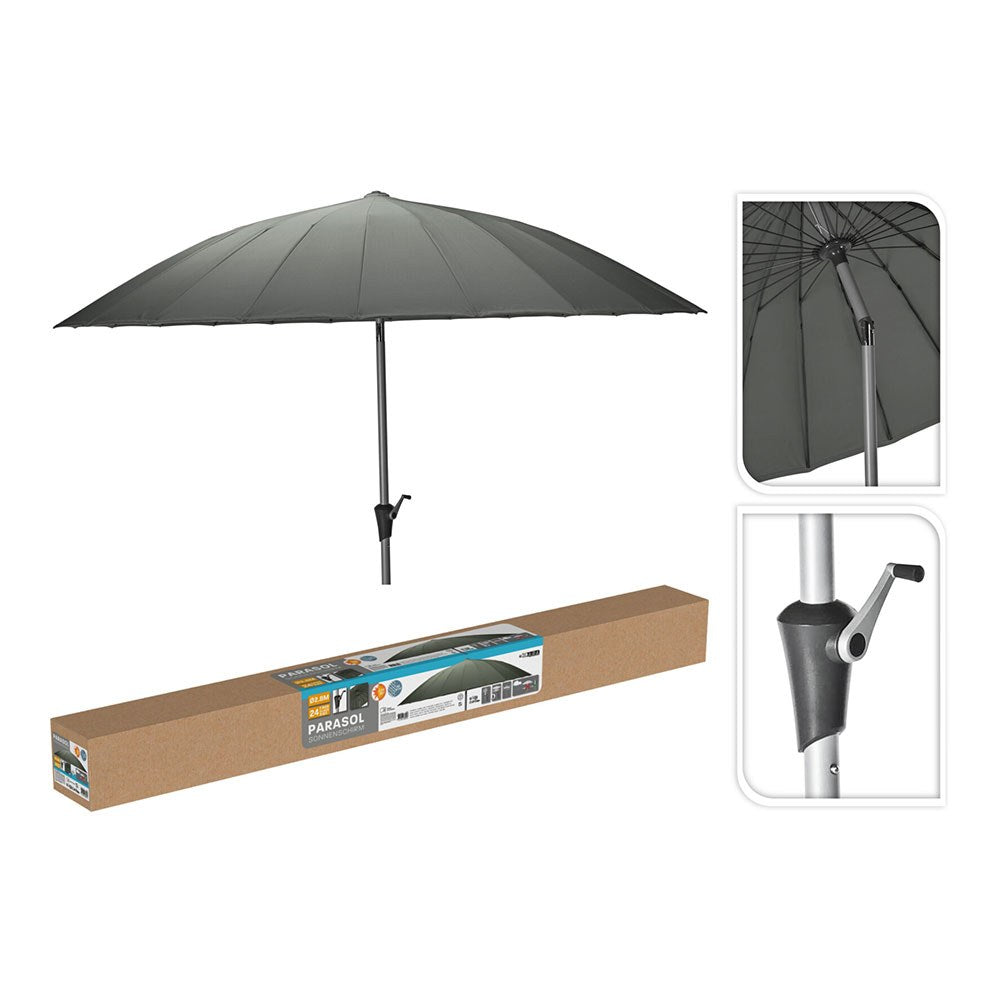 Parasol verde, ø280 x 248 cm