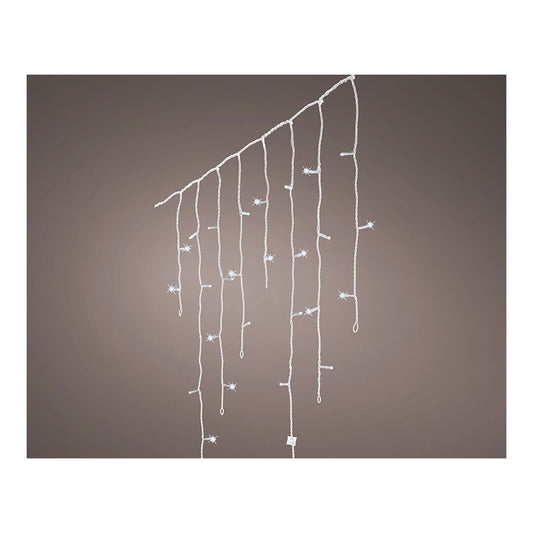 Cortina multifunción, exterior, led icicle, 240 leds, 5,8 m, luz fría