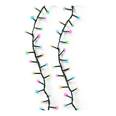 Guirnalda multifunción, uso exterior, led compact, multicolor pastel, cable verde, 750 leds, 21 m