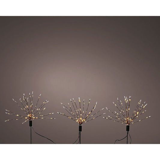 Estaca microled en forma de fuegos artificiales para exterior ø25 x 45 cm