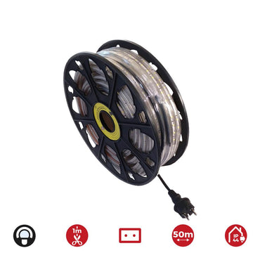 Tira de led 60 leds/m 4,2w/m 220-240v ip44 50 m blanco frio