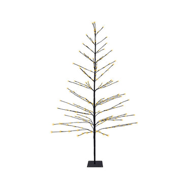 Árbol iluminado 232 leds luz cálida 1,80 m