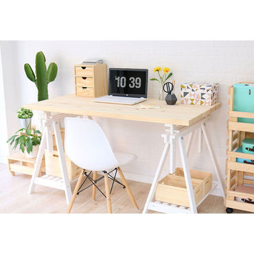 Tablero madera maciza de pino, 140 x 70 x 3 cm