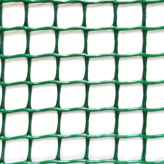 Rollo de malla ligera cadrinet cuadro 10 x 10 mm color verde, 1 x 25 m