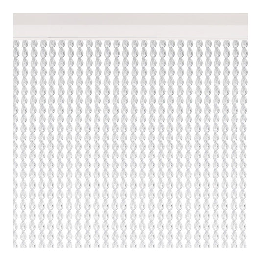Cortina para puerta modelo malta color cristal 90 x 210 cm