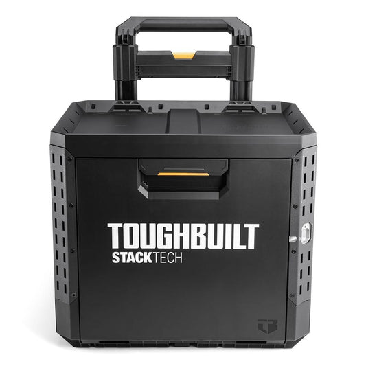 Maletín con ruedas de 1 cajón con cierre, stacktech, 53 x 40,5 x 67 cm
