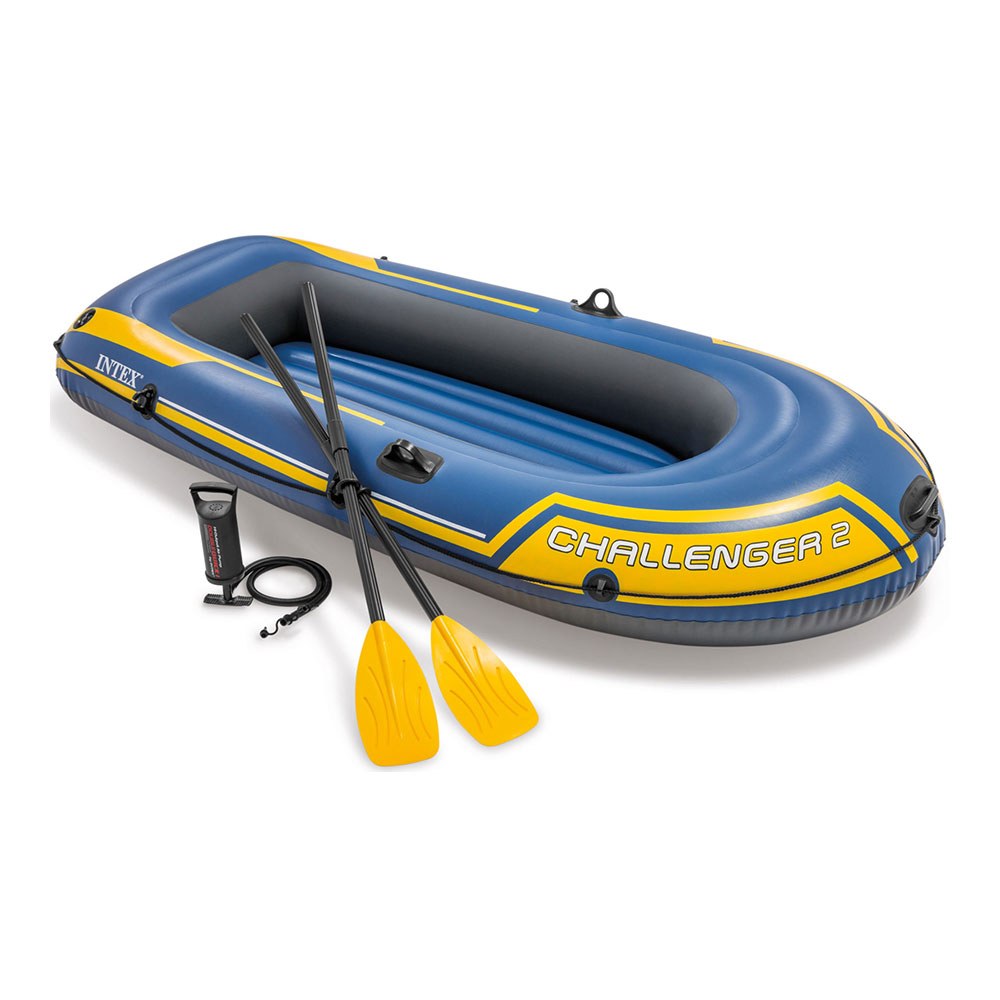 Barca challenger con 2 remos - 236 x 114 x 41 cm