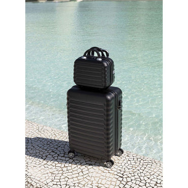 Set de maletas 3 piezas negro upfly 53cm,63c y,31cm 1200497 numada