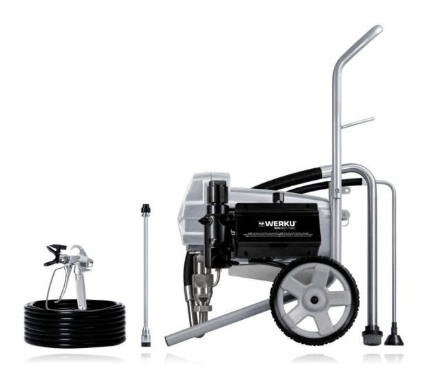 Equipo Eléctrico Airless 2800W Werku Wk501120