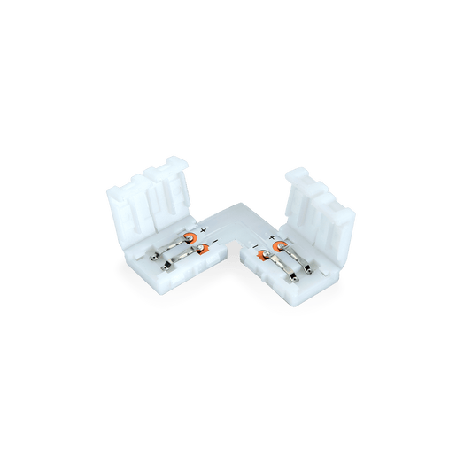 ASLO Conector En L 2 Pines Para Tira Led 8Mm 12V/24V