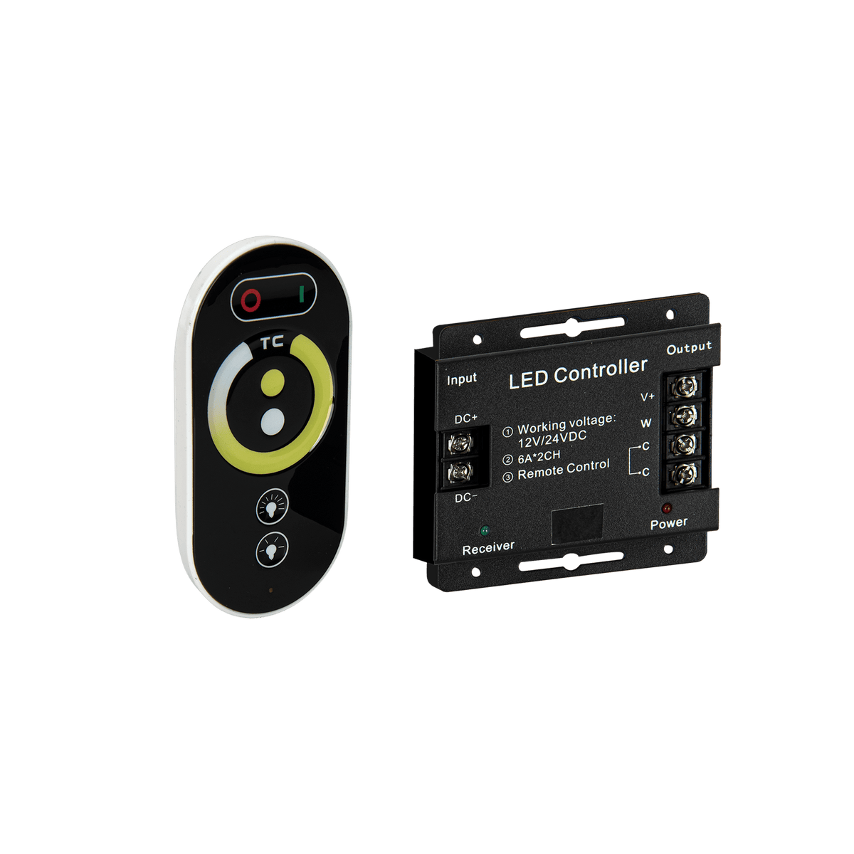 Controlador Doble Color con Comando ASLO ASCDC12