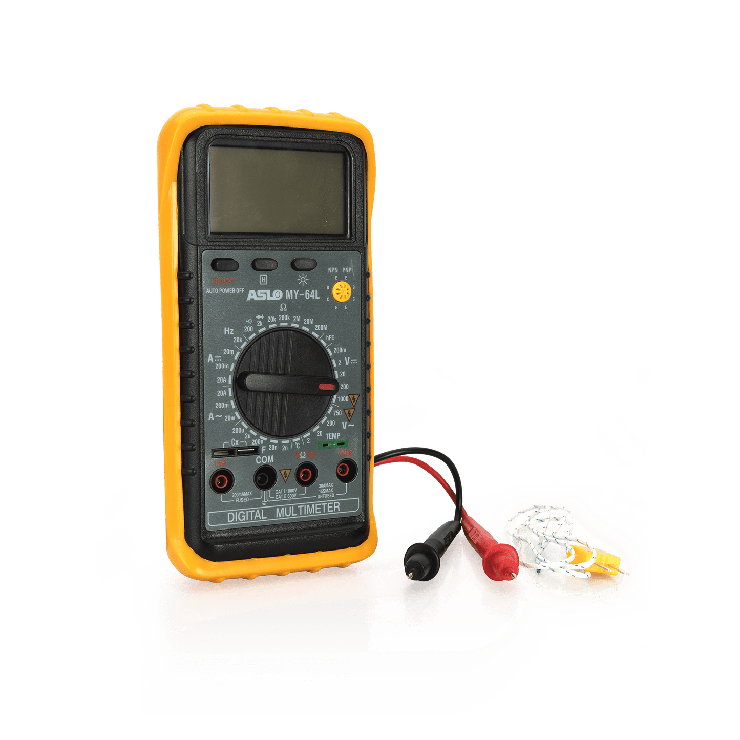 ASLO Multimetro Digital Con Display Ultrailuminado My-64L