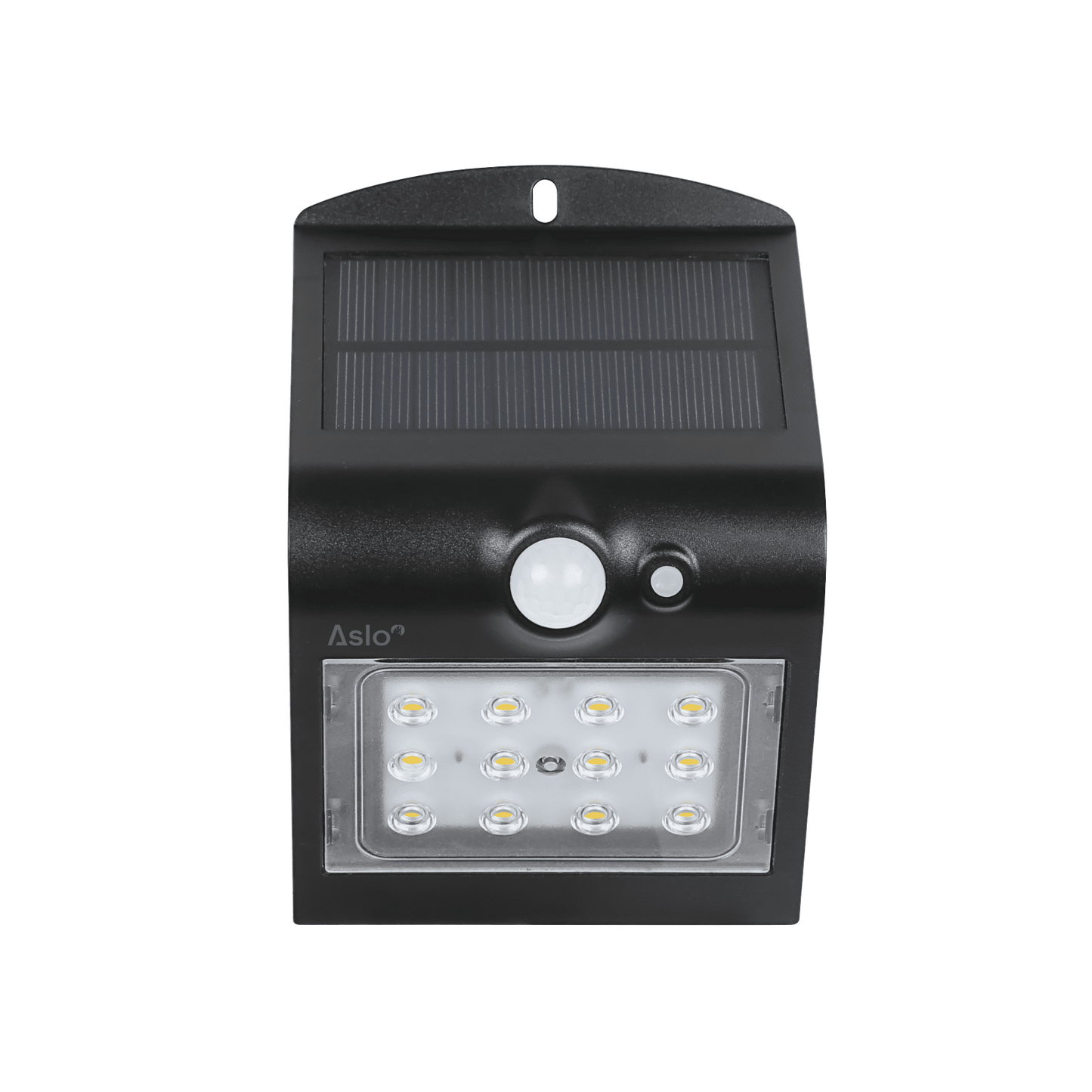 ASLO Aplique Led Solar Orb Con Sensor 1,5W Negro