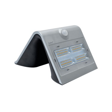 ASLO Aplique Solar Led Orb Con Sensor 3,2W Plata