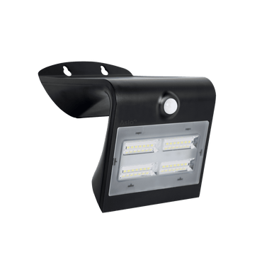 ASLO Aplique Solar Led Orb Con Sensor 3.2W Negro