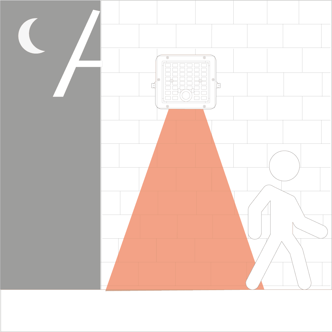 ASLO Proyector Led Solar Con Mando A Distancia 30W 6000K Ip65