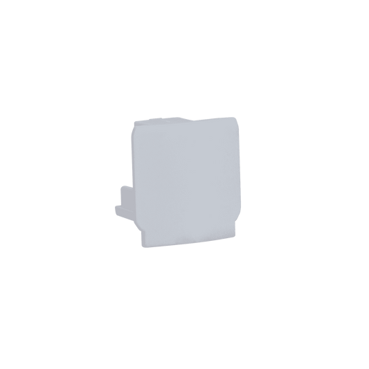 ASLO Tapa Final Para Carril De Superficie Trifásico Blanco