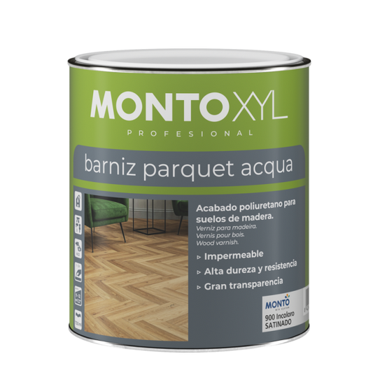 Barniz Parquet Poliuretano MONTO | Protección para Carpintería de Interior y Exterior