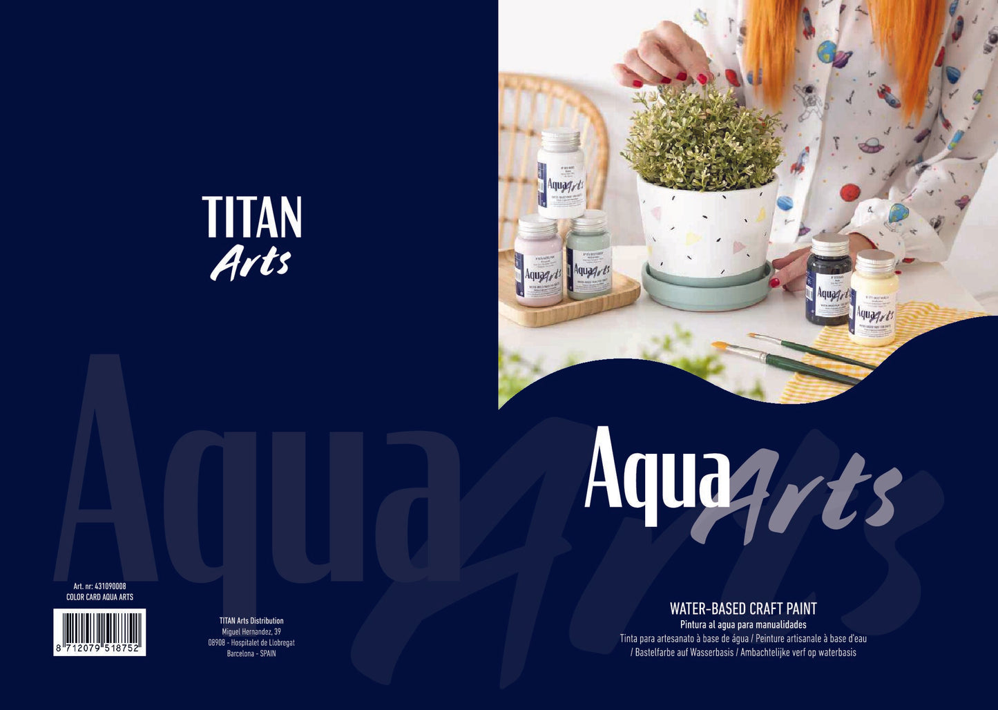 Pintura al Agua Manualidades Titan Arts Aqua Arts