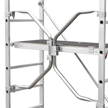 ES-PONTAL | Miniandamio de aluminio con sistema de plegado rápido