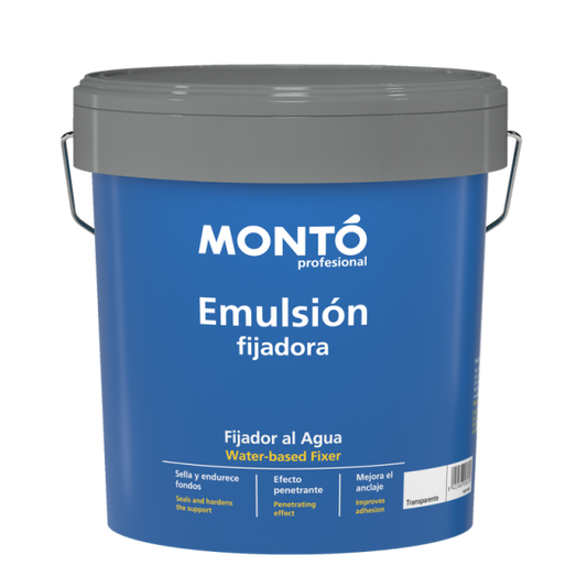 Emulsión Fijadora Blca MONTO | Fondo de Adherencia para Soportes Nuevos y Reparados