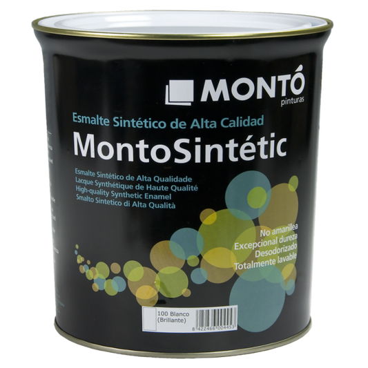 Esmalte Anticalórico Montosintetic Negro MONTO | para Superficies Sometidas a Altas Temperaturas