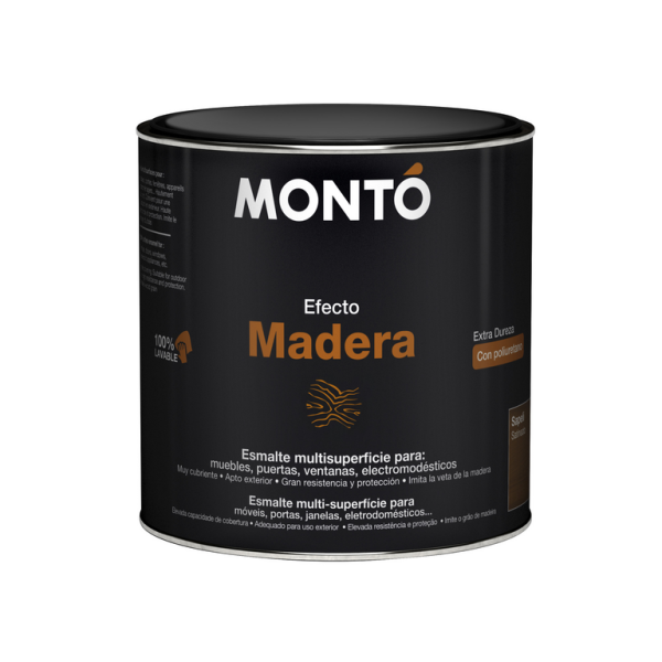 Esmalte Efecto Madera HTM MONTO | Resistente al Agua Clorada y a la Exposición Solar · 7 Colores