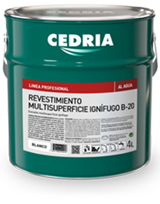 CEDRIA REVESTIMIENTO MULTISUPERFICIE IGNÍFUGO B-20 BLANCO