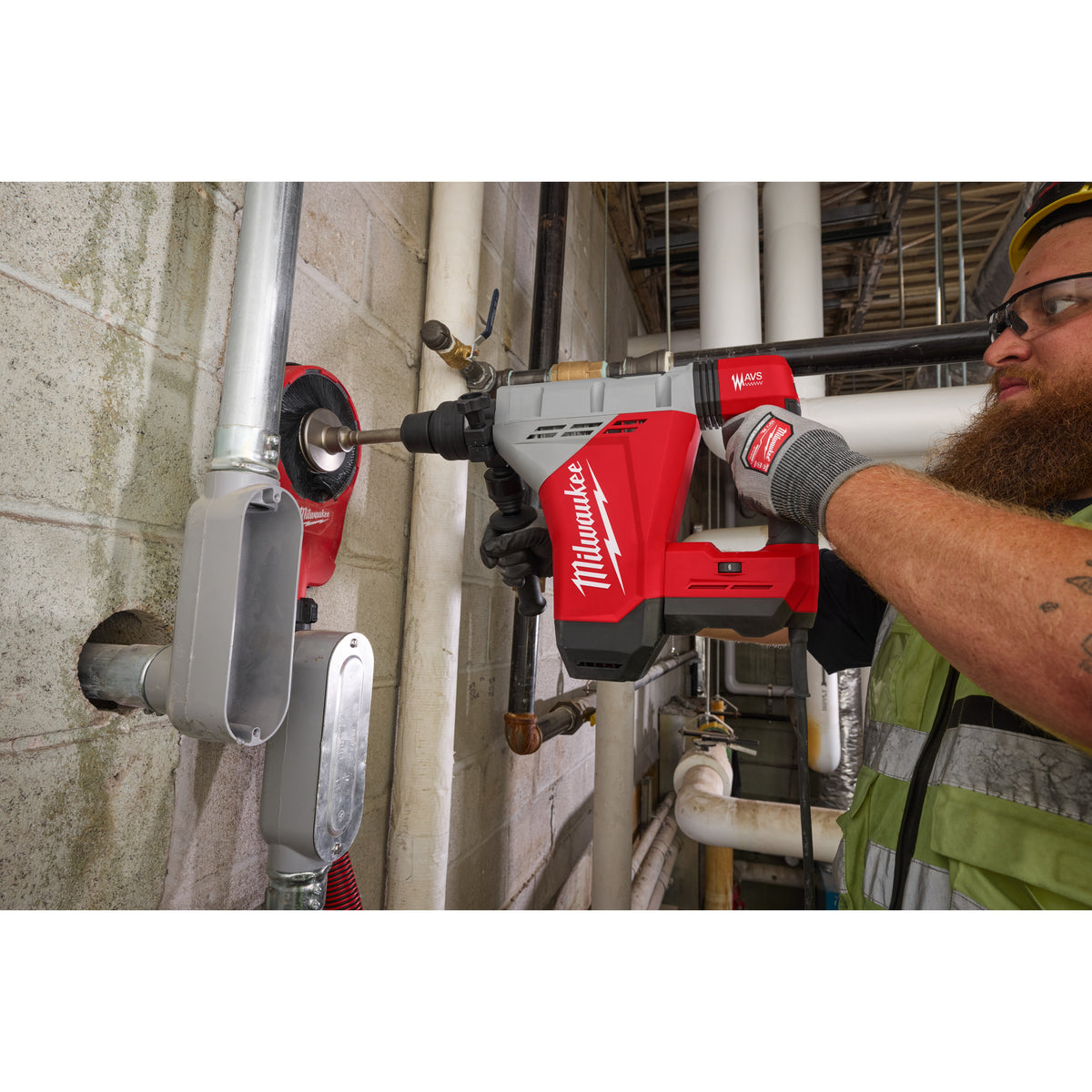 Milwaukee Martillo combinado de 9,7kg, 1470W, AUTOSTOP™, AVS, SDS-Max HACO850 — imagen 3
